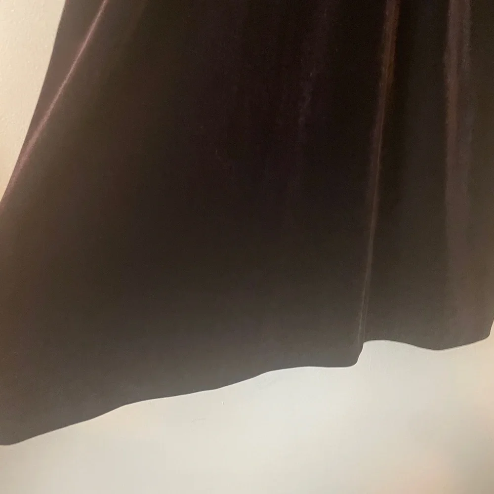 NWT Vintage EDDIE BAUER Y2K Women’s Velour Dress  Fit Flare 10 P